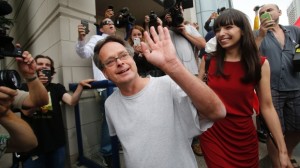 Marc Emery leaving prison.